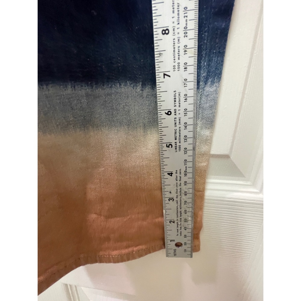 Chico's So Slimming Girlfriend‎ Jeans Size 3R US 16 Regular Ombre Fade - Picture 11 of 17